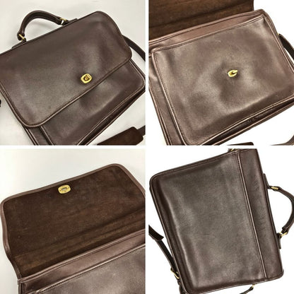 コーチ ブリーフケース  オールドコーチ 2WAY レザー ブラウン COACH【AFE10】