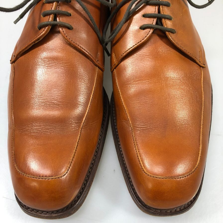 ポールスミス レザーシューズ Uチップ イングランド製 メンズ サイズ UK7 ブラウン PaulSmith 約25.5cm【AFC53】