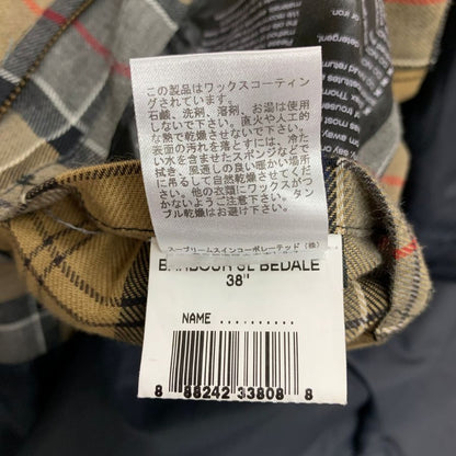 バブアー ビデイル SL ワックスドコットン オイルドジャケット サイズ38 MWX0580 ネイビー  BARBOUR BEDALE SL【LA】