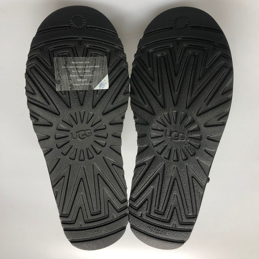 アグ クラシック ショート ムートン ブーツ 1016223 レディース サイズ24cm ブラック UGG 約24.0cm【AFD1】