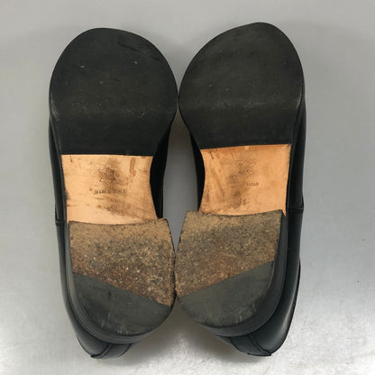 パドローネ レザーシューズ プレーントゥ ダービー カーフ メンズ ブラック サイズ41 PADRONE 約26.0cm【AFD2】