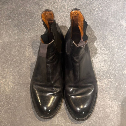 パラブーツ サイドゴアブーツ カーフ ブラック サイズ44 PARABOOT ブーツ 約28.5cm【LA】【中古】