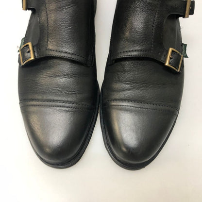 パラブーツ ウィリアム ダブルモンク リスレザー ブラック サイズUK8 Paraboot ビジネスシューズ 約26.5cm【LA】【中古】