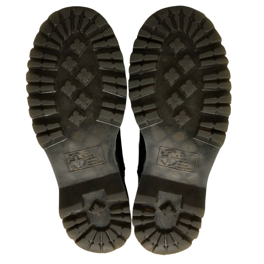 ドクターマーチン レースアップブーツ 8ホール レザー サイズUK6 メンズ ブラック Dr.Martens JADON 約24.5cm【AFC35】