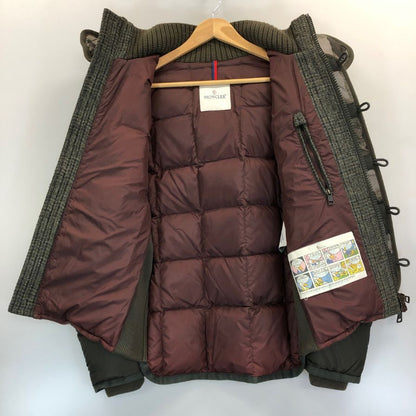 美品◆モンクレール ダウンジャケット モブージュ カモフラ メンズ カーキ サイズ0 MONCLER MAUBEUGE 【AFA5】