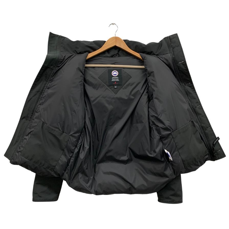 美品◆カナダグース ダウンジャケット ラッセルパーカ コヨーテファー 2301JM サイズM ブラック CANADA GOOSE 【AFA12】