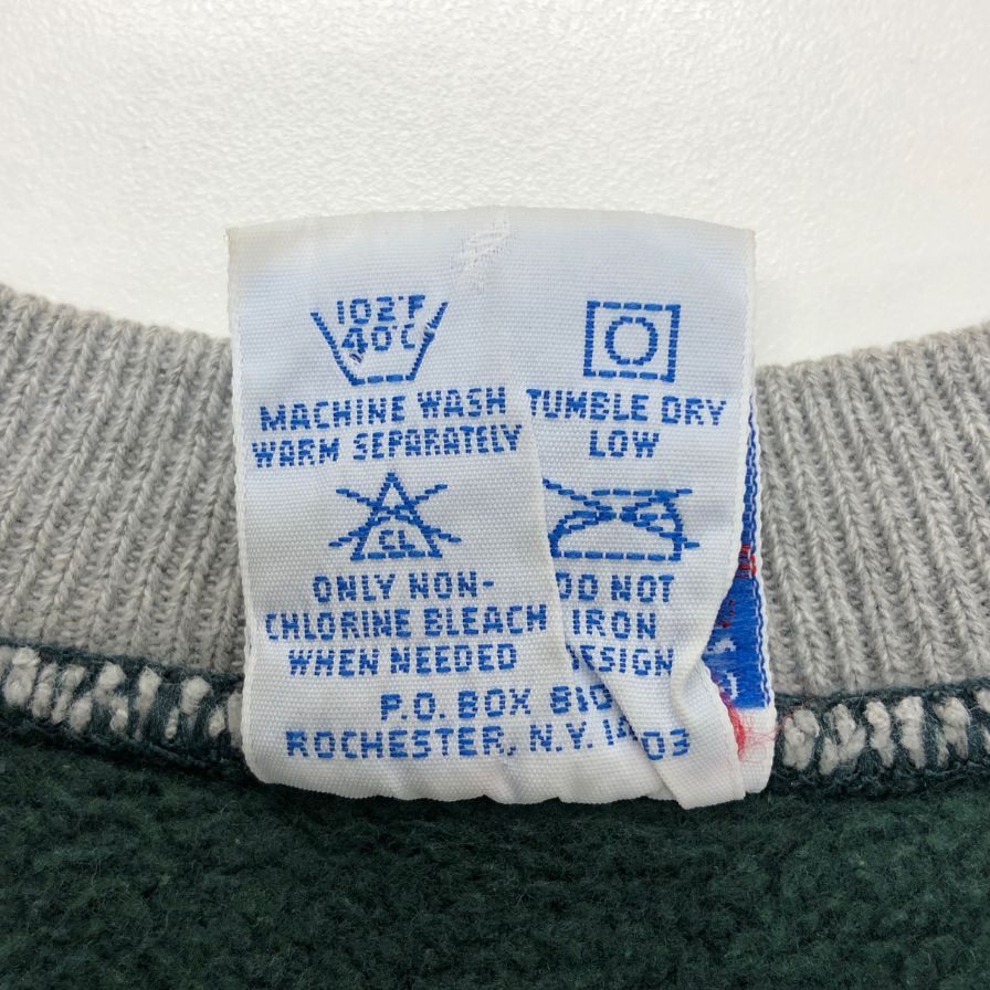 中古◆チャンピオン リバースウィーブ スウェット WHITWORTH COLLEGE グリーン メンズ サイズXXL Champion REVERSE WEAVE 【AFB18】