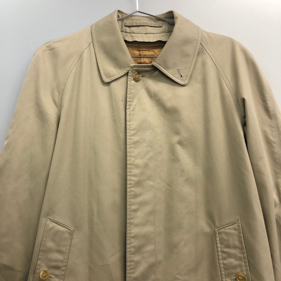 バーバリー バルカラーコート 90S 旧タグ ライナー付き ベージュ メンズ サイズ表記なし Burberry【LA】