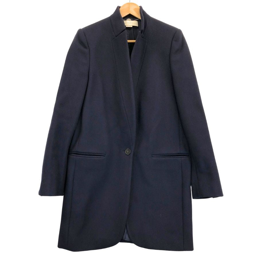 美品◆ステラマッカートニー ミドルコート 1B ウール ネイビー レディース サイズ40 STELLA McCARTNEY 【AFA8】