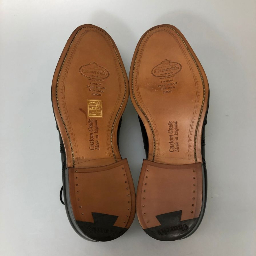 チャーチ チェットウィンド フルブローグ ブラック メンズ サイズ6.5 Church ビジネスシューズ 約25.0cm【LA】【中古】