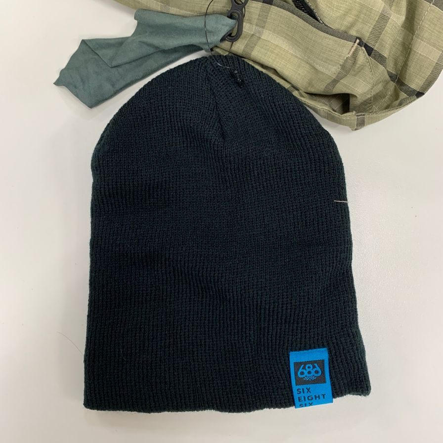 シックスエイトシックス スノボウェア メンズ Lサイズ チェック柄 グレー系 686【AFB51】【中古】