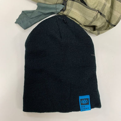シックスエイトシックス スノボウェア メンズ Lサイズ チェック柄 グレー系 686【AFB51】【中古】