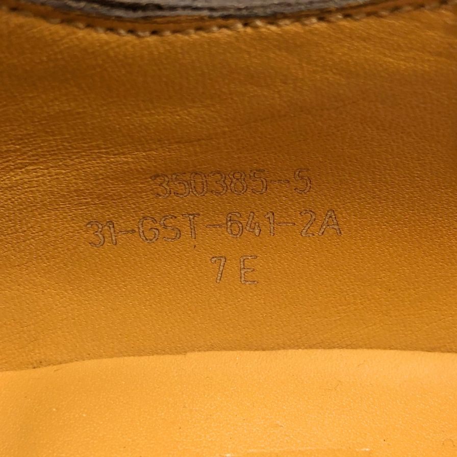 ジェイエムウエストン レザーシューズ 641 ゴルフ スエード サイズ7 ブラウン メンズ J.M.WESTON ビジネスシューズ 約25.5cm【LA】【中古】
