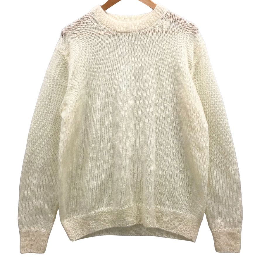 中古◇シンヤ ニット モヘア クルーネック シースルー メンズ