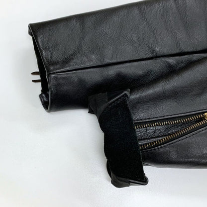 中古◆バンソン シングルライダース タイプB ブラック サイズ38 VANSON 【AFG1】