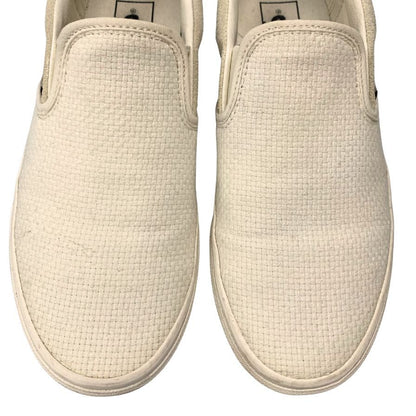 ヴァンズ スリッポン 500714 ホワイト メンズ サイズ 25.5cm VANS 約25.5cm【AFC47】