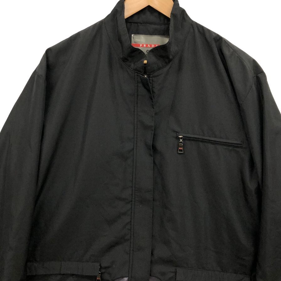 美品◇プラダ 09AW ナイロンジャケット ブラック メンズ サイズ