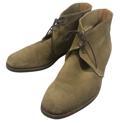 クロケット＆ジョーンズ チャッカ ブーツ スウェード メンズ ブラウン サイズ6ハーフ Crockett & Jones 約25.0cm【AFC47】