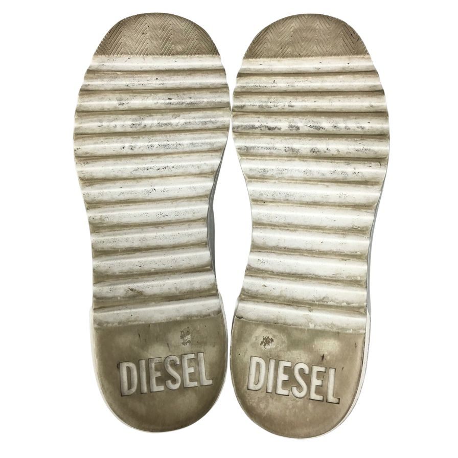 ディーゼル スニーカー ローカット ホワイト メンズ サイズ28.0cm DIESEL 約28.0cm【AFC45】