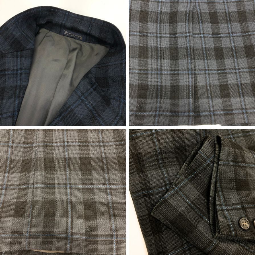 美品◆バーバリー ジャケット 90S 旧タグ イングランド製 チェック メンズ サイズ165 Burberry 【AFA15】