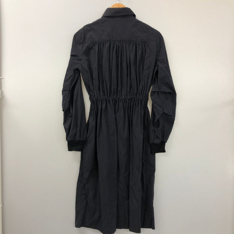 美品◆ヴィヴィアンタム ワンピース ジップアップ ドローストリング ブラック レディース サイズ38  VIVIENNE TAM 【AFB29】