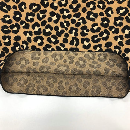 極美品◆マイケルコース ワンピース ノースリーブ ドレス レオパード柄 レディース サイズL 総柄 MICHAEL KORS 【AFB30】