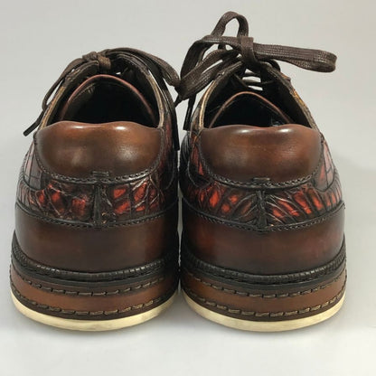 ベルルッティ アリゲーター スニーカー S3663 TDM RUST ALLIGATOR サイズ8 メンズ ブラウン Berluti 約27.0cm【AFC50】