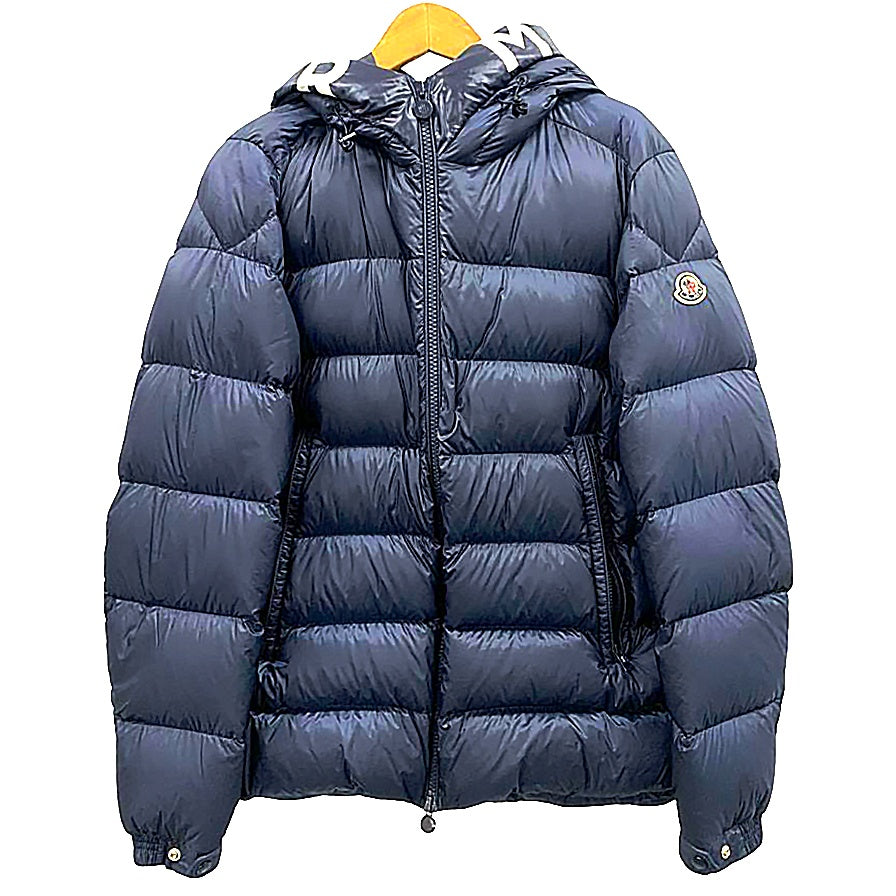 中古◆モンクレール ダウンジャケット SALZMAN ネイビー サイズ4 メンズ MONCLER 【AFB43】