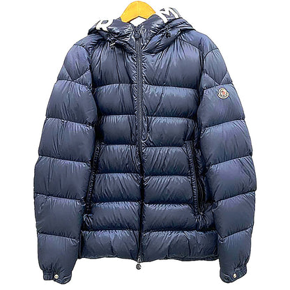 中古◆モンクレール ダウンジャケット SALZMAN ネイビー サイズ4 メンズ MONCLER 【AFB43】