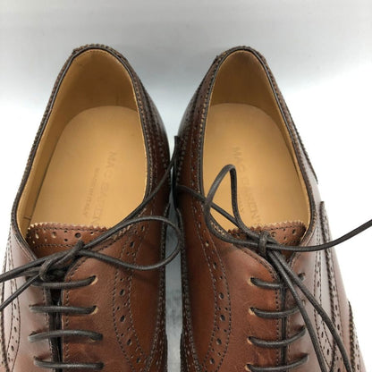 マックバレンス レザーシューズ ウィングチップ カーフ ブラウン メンズ サイズ6.5 MAC BAREN'S 約25.0cm【AFD13】