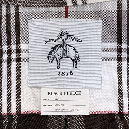 美品◆ブラックフリース バイ ブルックス ブラザース ファンストライプ 長袖 ボタンダウン シャツ  メンズ サイズBB2 マルチカラー Black Fleece by Brooks Brothers 【AFB27】