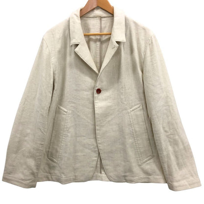 美品◆イレニサ 22AW リラックステーラードジャケット ウール アイボリー メンズ サイズ2 IH-22FW-J016-IC IRENISA 【AFB5】