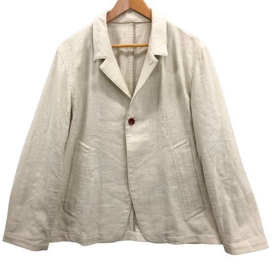 美品◆イレニサ 22AW リラックステーラードジャケット ウール アイボリー メンズ サイズ2 IH-22FW-J016-IC IRENISA 【AFB5】