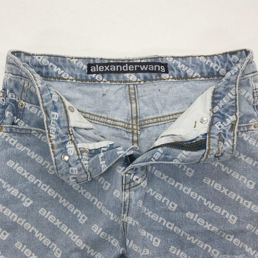 アレキサンダー ワン デニム ショートパンツ ゴロ レディース サイズ25 インディゴ alexanderwang 【AFB22】