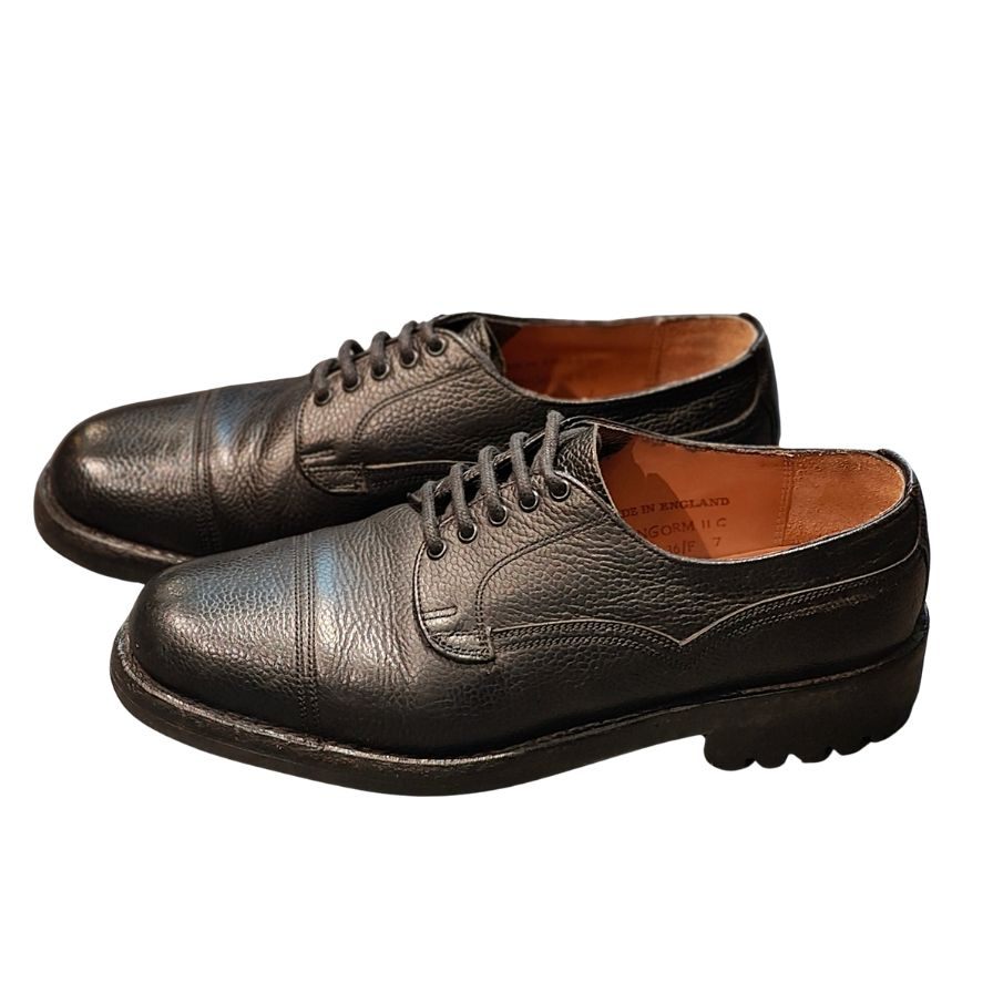 ジョセフチーニー レザーシューズ 4436 ケンゴン2 ブラック メンズ サイズ7 CHEANEY CAIRNGORM ビジネスシューズ 約26.0cm【LA】【中古】