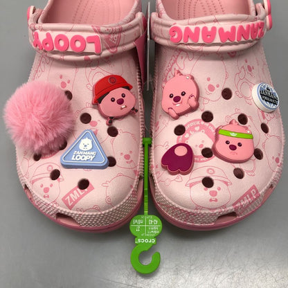 クロックス サンダル ジャンマンルピー ピンク レディース 27cm crocs 約27.0cm【AFC34】