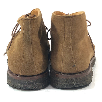 クロケット＆ジョーンズ チャッカブーツ グレンコー スエード ブラウン メンズ サイズUK8E Crockett&Jones ブーツ 約26.5cm【LA】【中古】