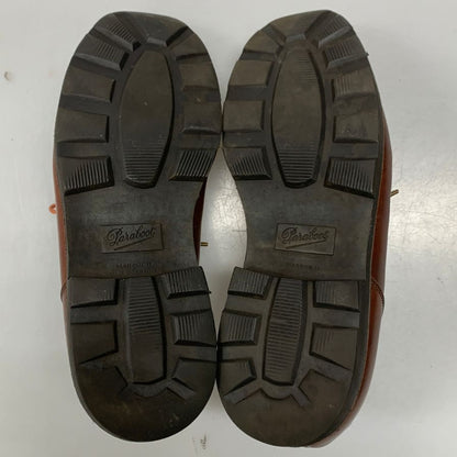 パラブーツ チロリアンシューズ ミカエル ファー コンビ マロン サイズ40 Paraboot ビジネスシューズ 約25.5cm【LA】【中古】