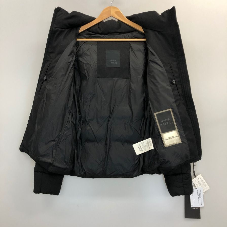 新品同様◆タトラス アコーニト フーディダウンコート MTK19A4138 ブラック メンズ サイズ01 TATRAS ACONITO 【AFA8】