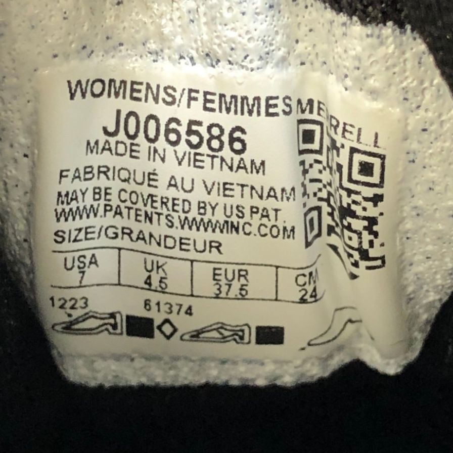 メレル スニーカー ONTARIO SPEED RS レディース サイズ24 ブラック系 MERRELL 約24.0cm【AFD3】