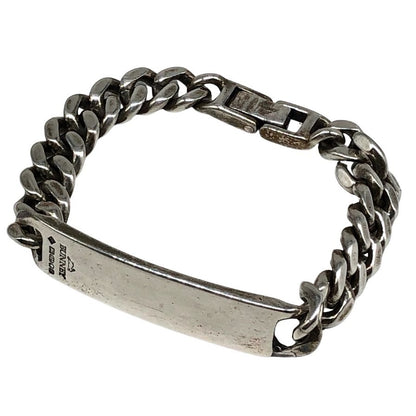 バニー IDブレスレット  シルバー925 36.5g BUNNEY