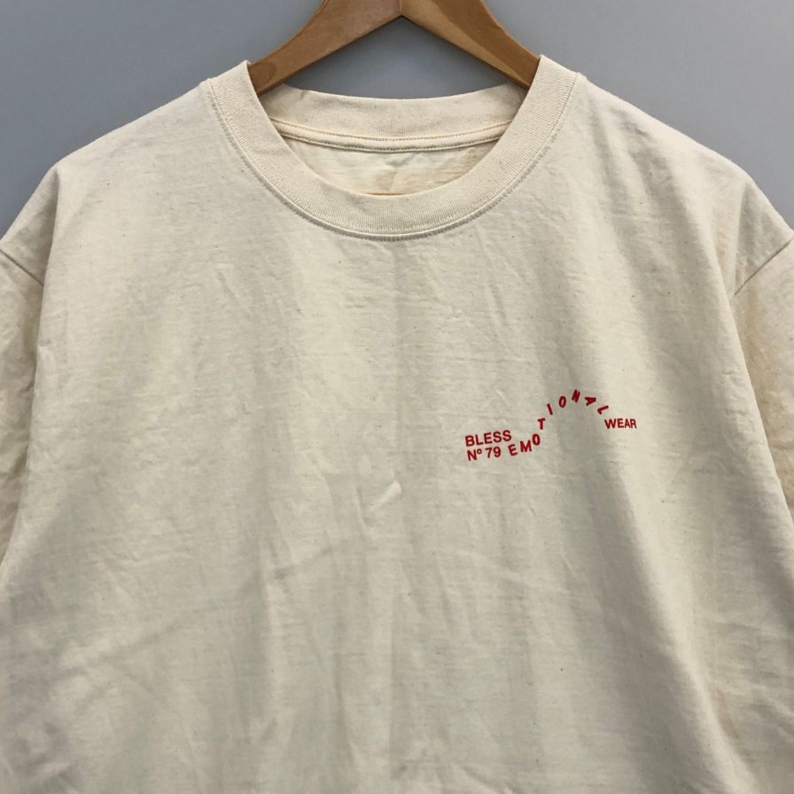 極美品◆ブレス Tシャツ BLESS25SP-7 アイボリー サイズL BLESS 【AFB40】