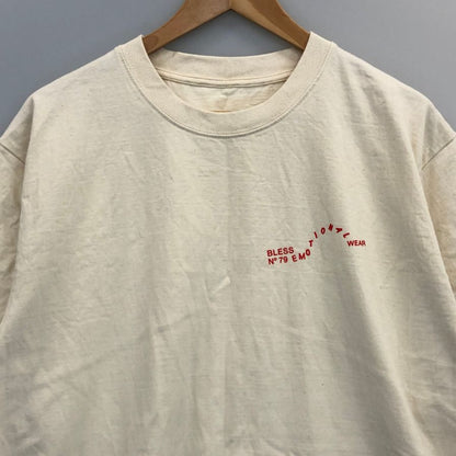 極美品◆ブレス Tシャツ BLESS25SP-7 アイボリー サイズL BLESS 【AFB40】