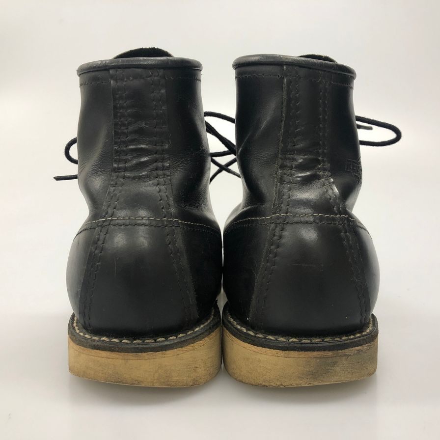 レッドウィング ブーツ 8130 アイリッシュセッター モックトゥ メンズ ブラック サイズUS8.5 REDWING 約27.0cm【AFC4】