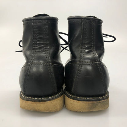 レッドウィング ブーツ 8130 アイリッシュセッター モックトゥ メンズ ブラック サイズUS8.5 REDWING 約27.0cm【AFC4】