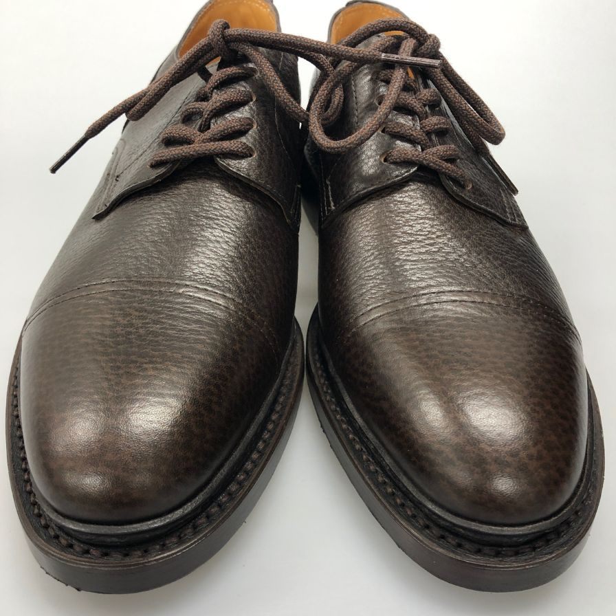 ジョンロブ レザシューズ KILMORY シボレザー サイズ7.5E ブラウン JOHN ROBB ビジネスシューズ 約26.5cm【LA】【中古】