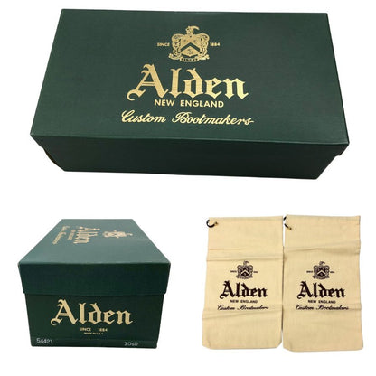 オールデン レザーシューズ 54421 カーフ ライトブラウン Vチップ サイズ10.5 ALDEN ビジネスシューズ 約28.5cm【LA】【中古】