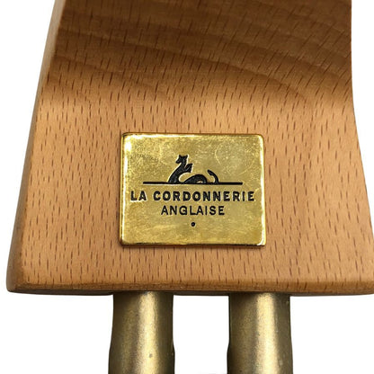 ラ コルドヌリ アングレーズ シューツリー 木製 ブラウン メンズ サイズ44 LA CORDONNERIE ANGLAISE 約28.5cm【AFC42】