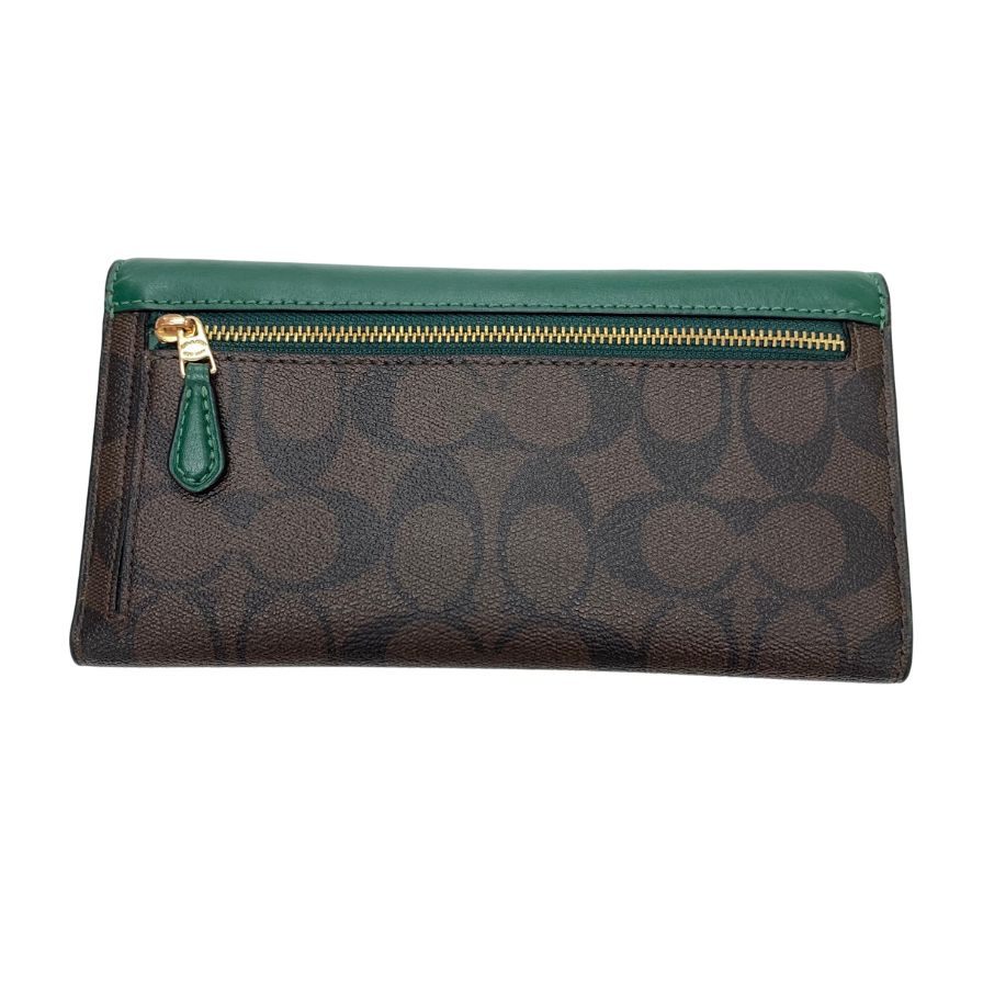 【新品】COACH グリーン ラウンドファスナー 長財布 保存袋付き メンズ 楽天市場】coach 長財布 メンズ（カラーカーキグリーン
