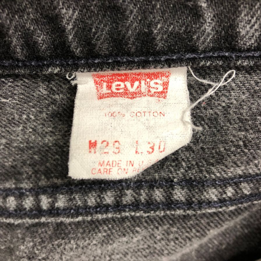 リーバイス デニム 506 STUDENT 90S ボタン裏554 USA製 ブラック レディース W27 L30 LEVI’S 【AFB20】